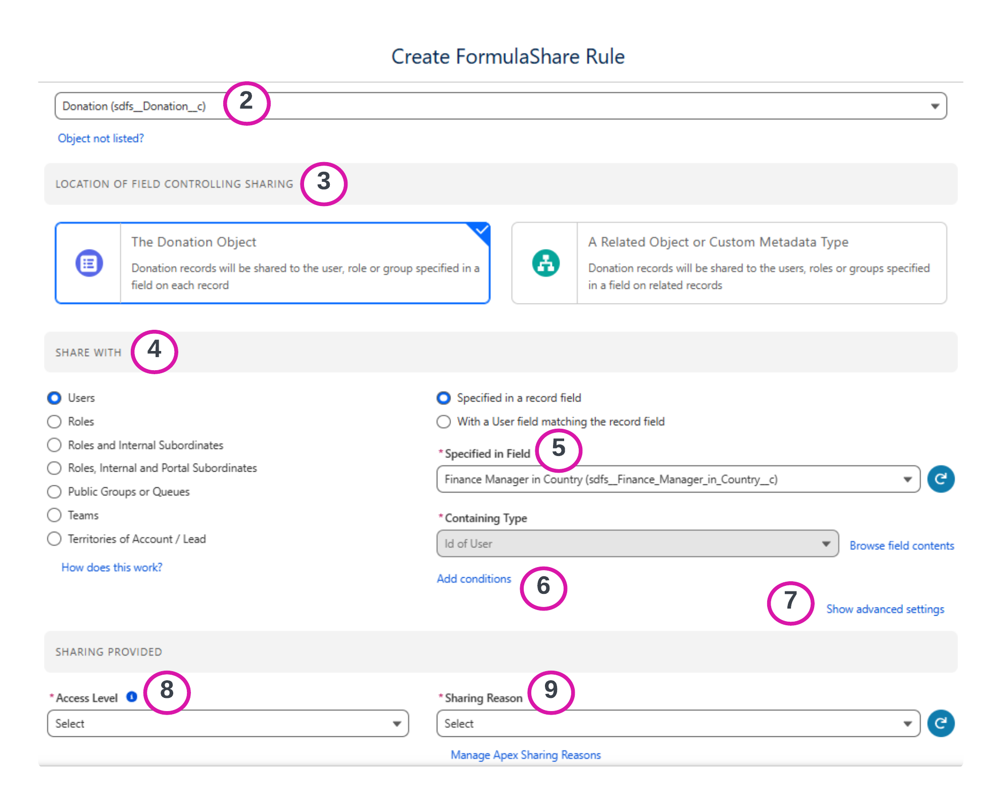 Overview of rule detail page